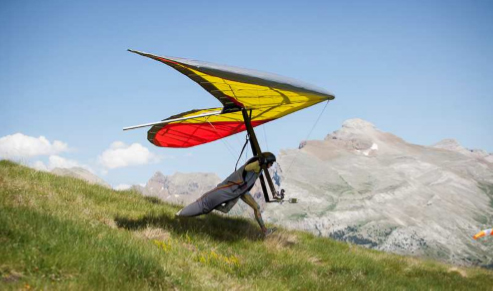 El navarro Chomin Gallego, tercero en el Campeonato de España de Ala Delta.